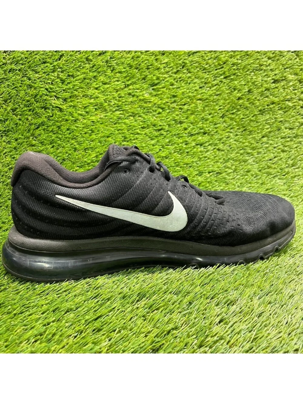 Nike Air Max 2017 Mens Size 14 Black Athletic Running Walking Shoes Sneakers
